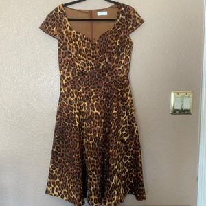 Cheetah Print dress for womens